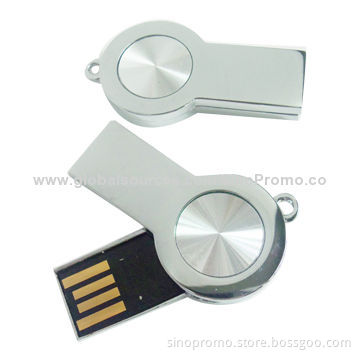 Mini Twist USB Flash Drives, Up to 32GB Capacity